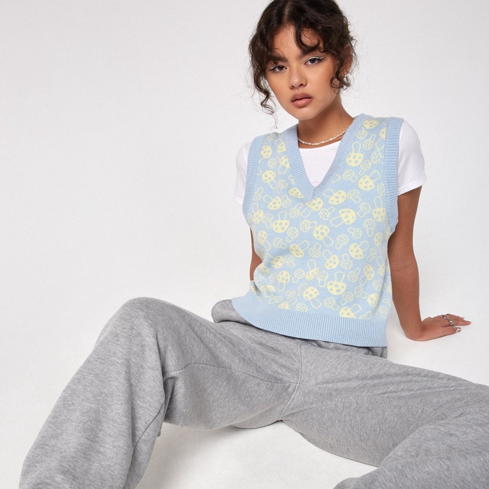 Motel Rocks‎ baby shroom Sweater Vest